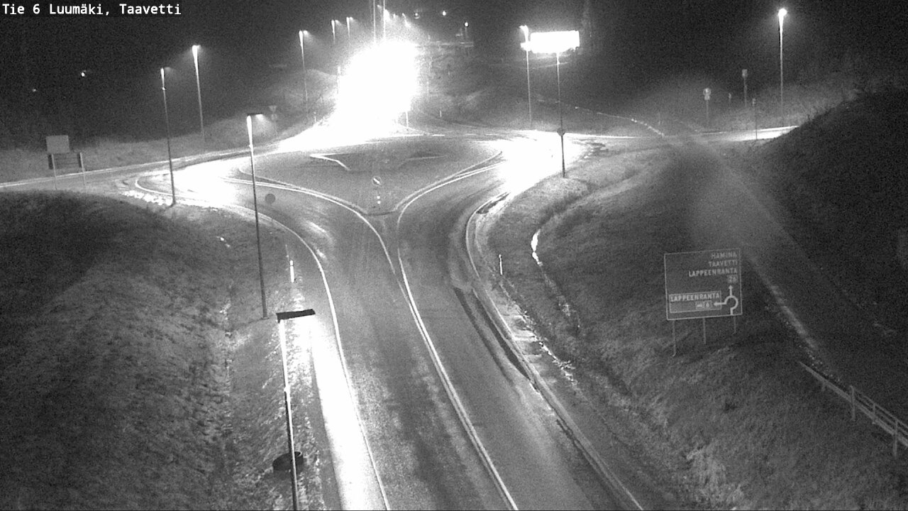 Weather Camera Image Road 6 Luumäki, Taavetti, Luumäki, Etelä-Karjala