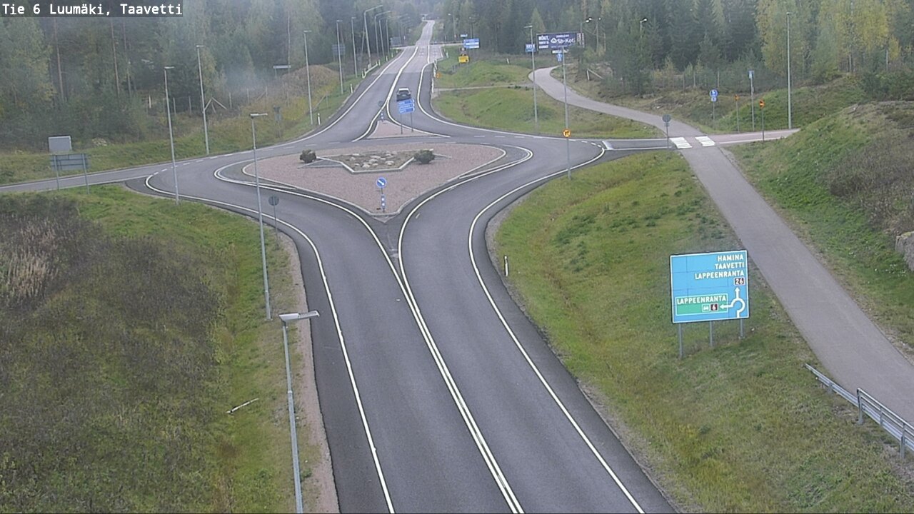 Kelikamerat Kuva Tie 6 Luumäki, Taavetti, Luumäki, Etelä-Karjala