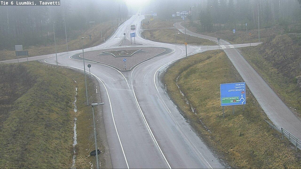 Weather Camera Image Road 6 Luumäki, Taavetti, Luumäki, Etelä-Karjala