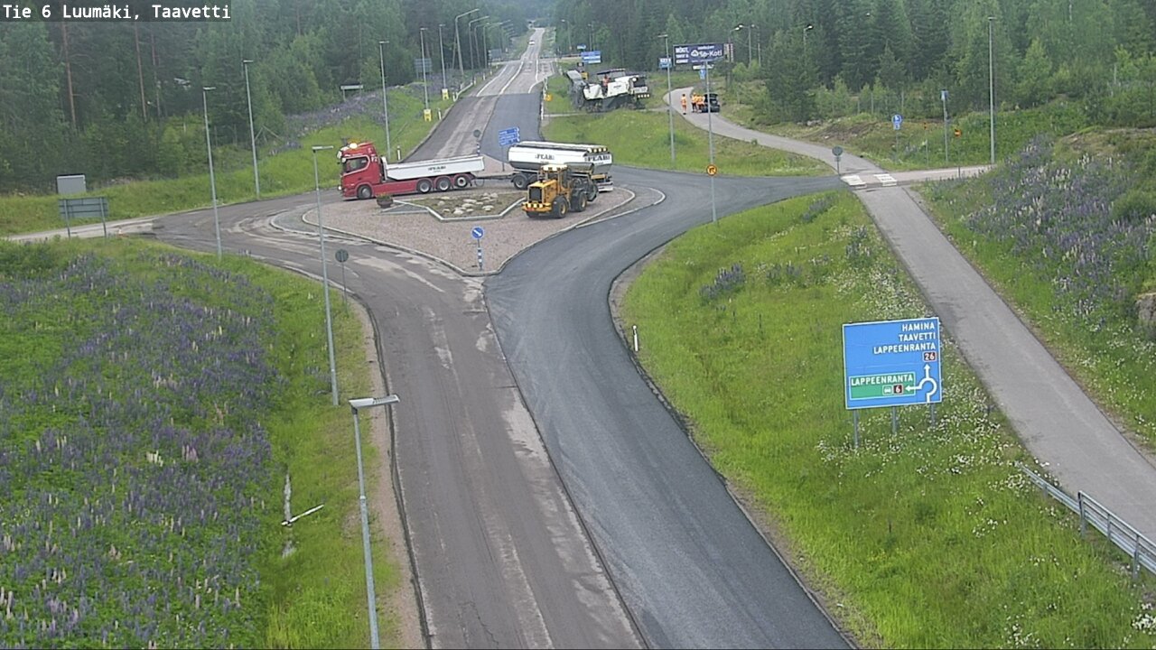 Kelikamerat Kuva Tie 6 Luumäki, Taavetti, Luumäki, Etelä-Karjala
