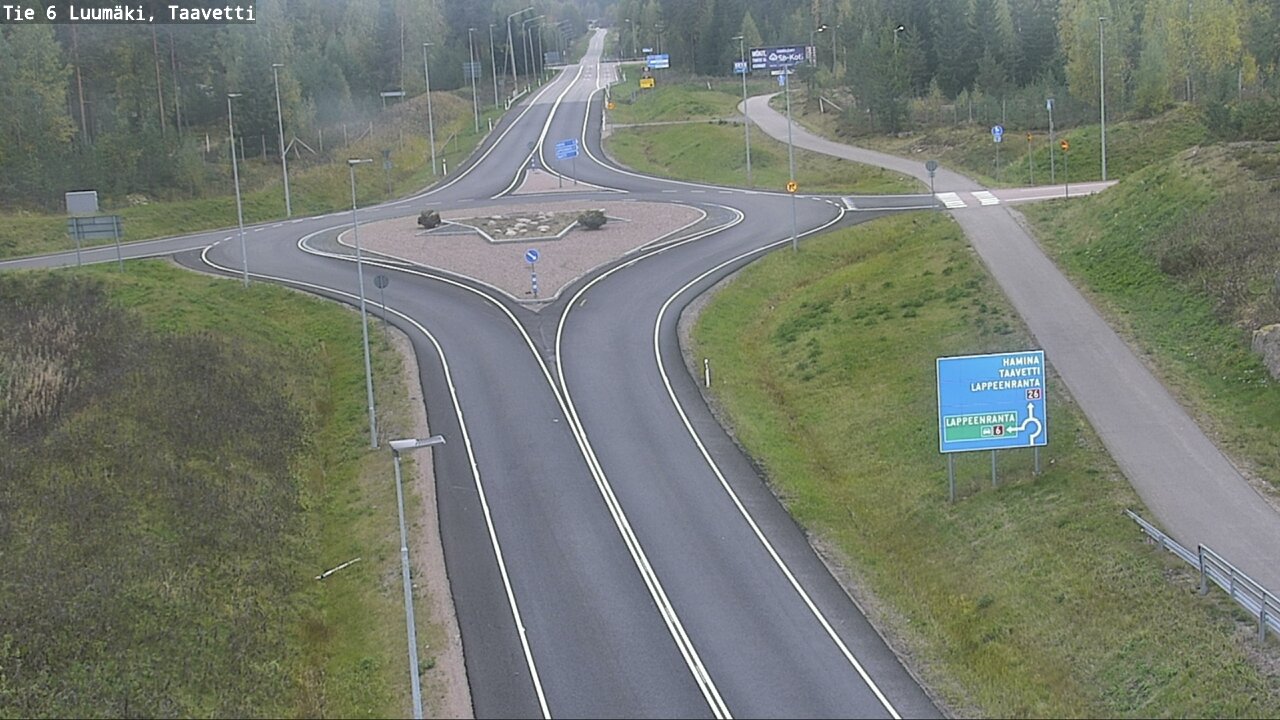 Kelikamerat Kuva Tie 6 Luumäki, Taavetti, Luumäki, Etelä-Karjala