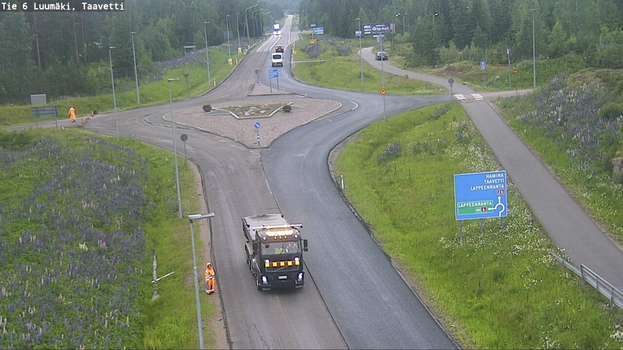 Kelikamerat Kuva Tie 6 Luumäki, Taavetti, Luumäki, Etelä-Karjala