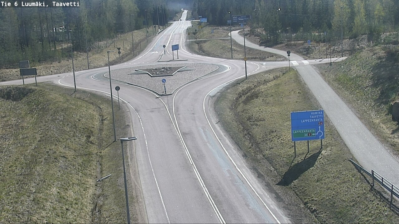 Kelikamerat Kuva Tie 6 Luumäki, Taavetti, Luumäki, Etelä-Karjala