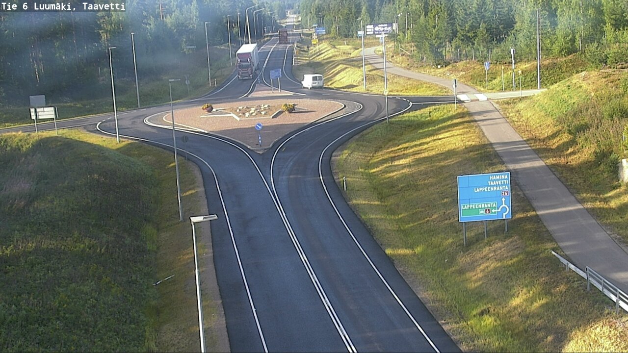 Weather Camera Image Road 6 Luumäki, Taavetti, Luumäki, Etelä-Karjala