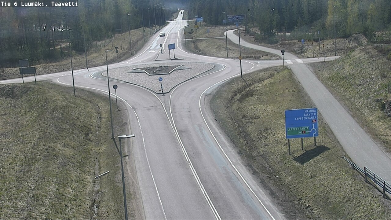 Kelikamerat Kuva Tie 6 Luumäki, Taavetti, Luumäki, Etelä-Karjala