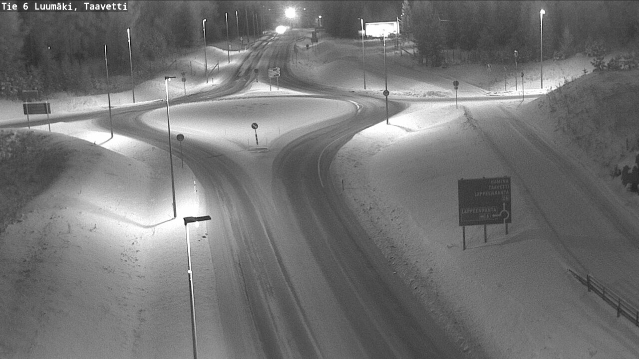 Weather Camera Image Road 6 Luumäki, Taavetti, Luumäki, Etelä-Karjala