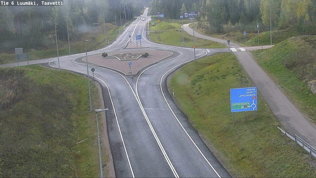 Weather Camera Image Road 6 Luumäki, Taavetti, Luumäki, Etelä-Karjala