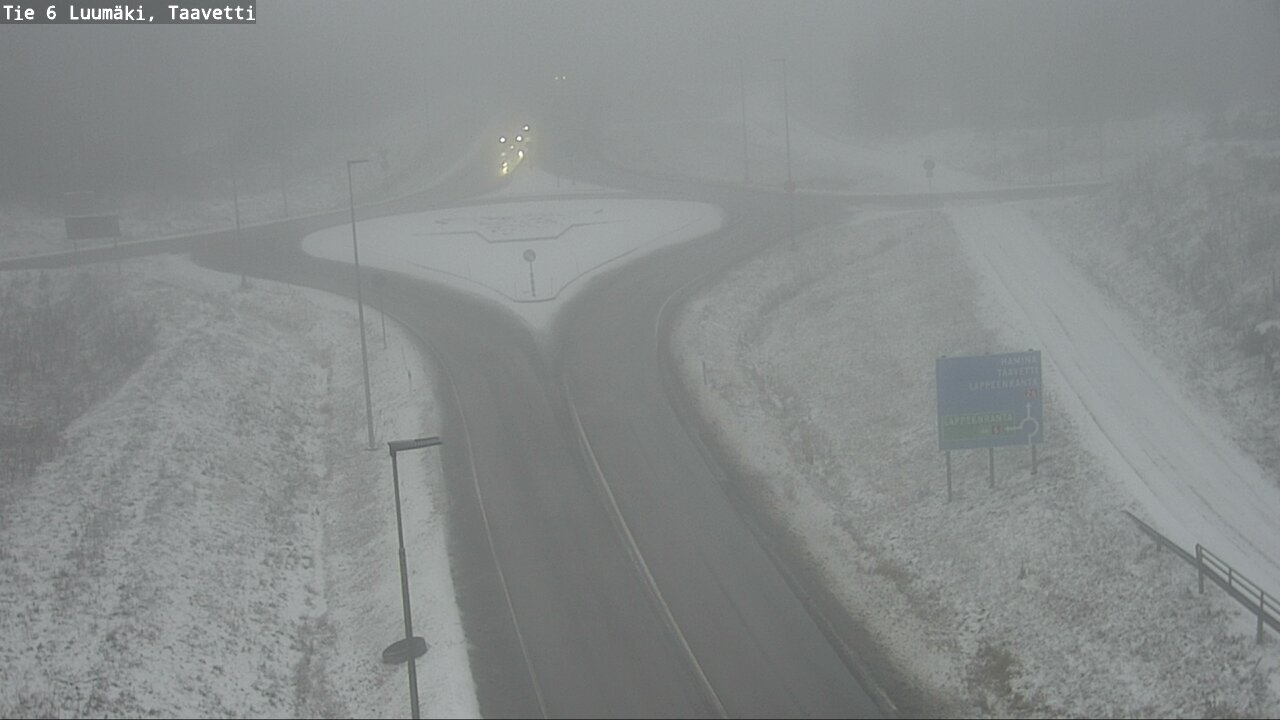 Weather Camera Image Väg 6 Luumäki, Taavetti, Luumäki, Etelä-Karjala