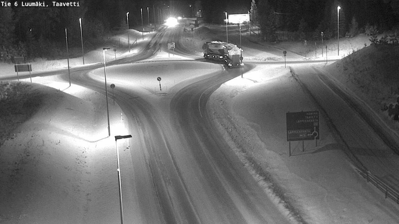 Weather Camera Image Road 6 Luumäki, Taavetti, Luumäki, Etelä-Karjala