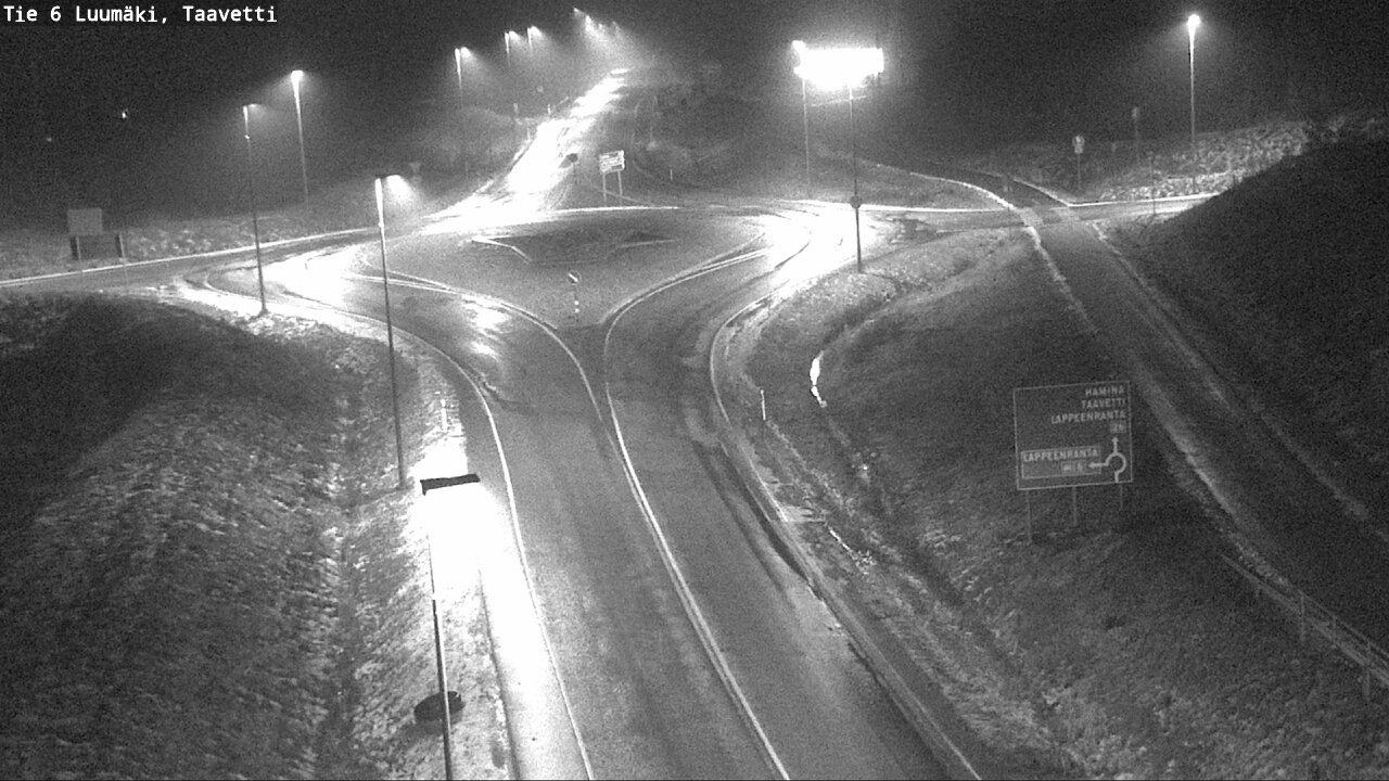 Weather Camera Image Road 6 Luumäki, Taavetti, Luumäki, Etelä-Karjala