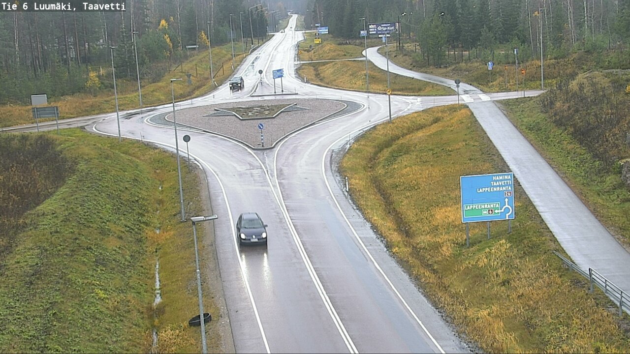 Weather Camera Image Väg 6 Luumäki, Taavetti, Luumäki, Etelä-Karjala