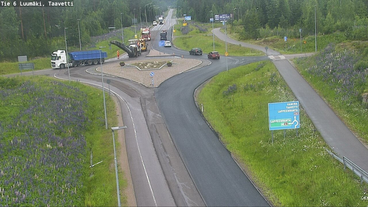 Kelikamerat Kuva Tie 6 Luumäki, Taavetti, Luumäki, Etelä-Karjala