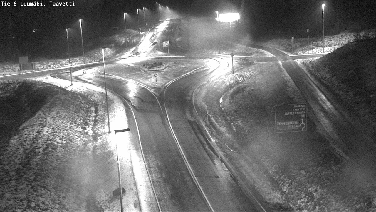 Weather Camera Image Väg 6 Luumäki, Taavetti, Luumäki, Etelä-Karjala