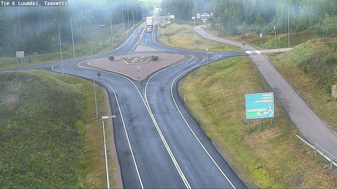 Kelikamerat Kuva Tie 6 Luumäki, Taavetti, Luumäki, Etelä-Karjala