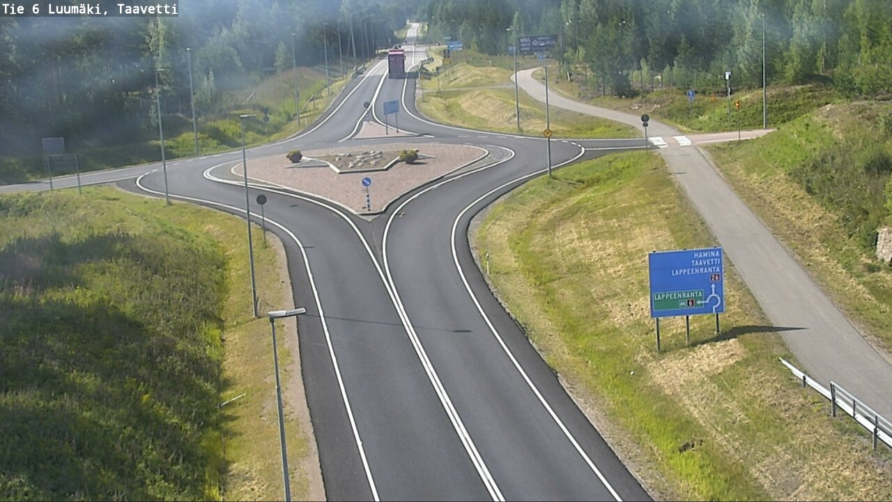 Kelikamerat Kuva Tie 6 Luumäki, Taavetti, Luumäki, Etelä-Karjala