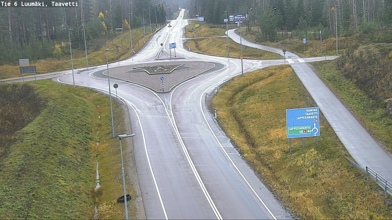 Weather Camera Image Road 6 Luumäki, Taavetti, Luumäki, Etelä-Karjala
