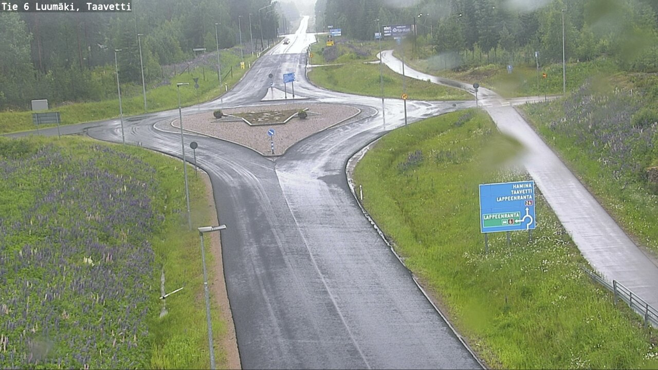 Weather Camera Image Väg 6 Luumäki, Taavetti, Luumäki, Etelä-Karjala
