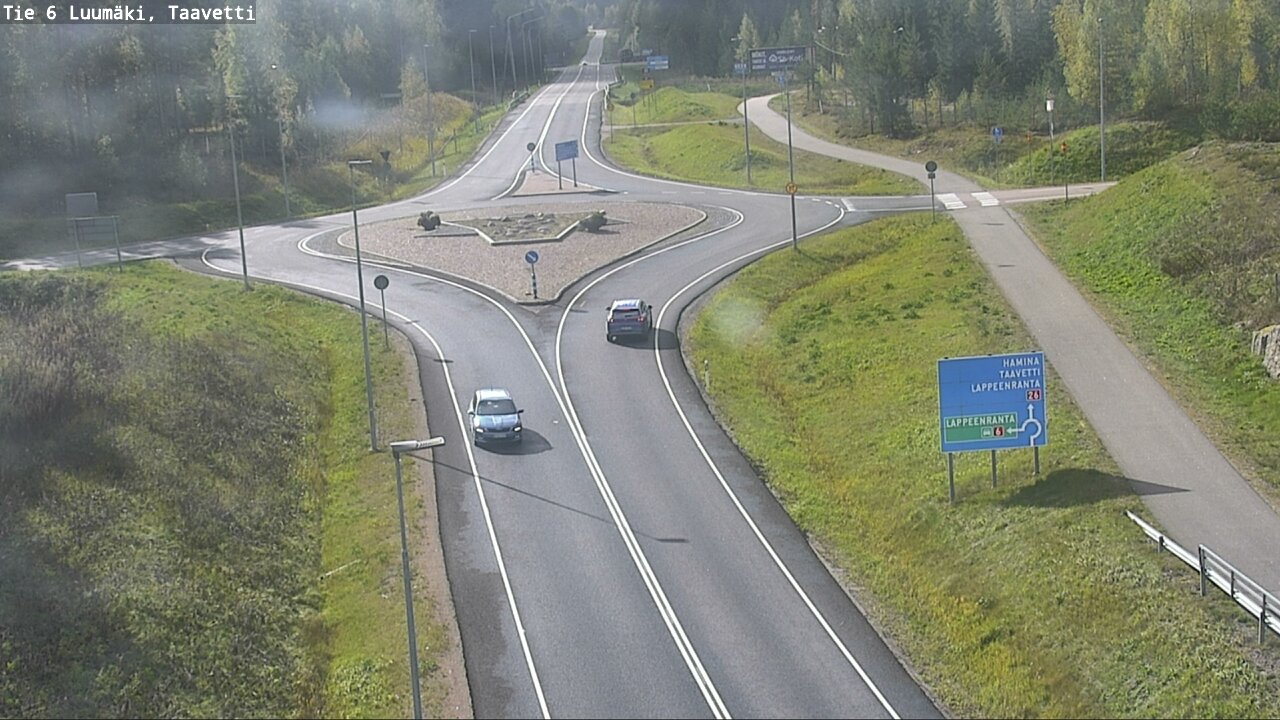 Weather Camera Image Road 6 Luumäki, Taavetti, Luumäki, Etelä-Karjala