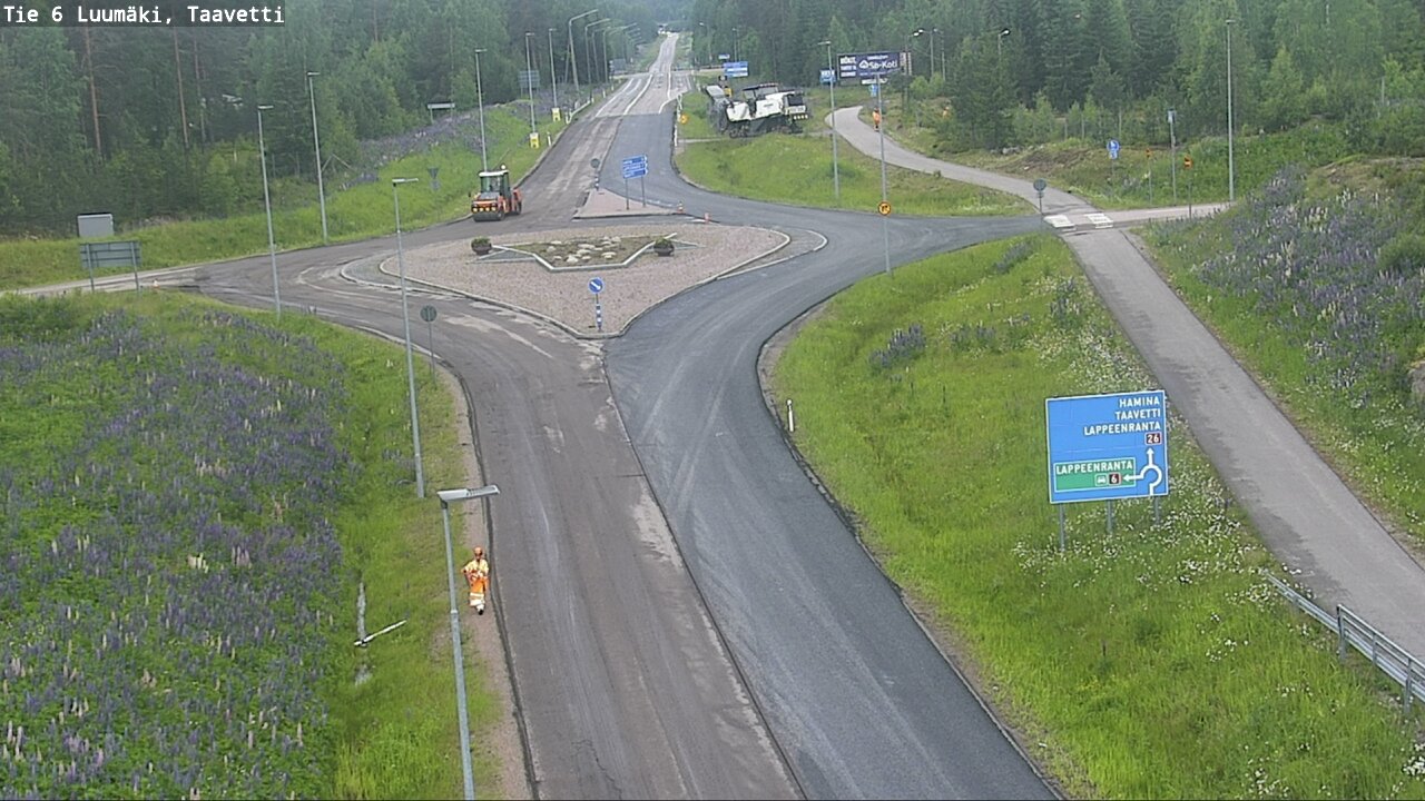Kelikamerat Kuva Tie 6 Luumäki, Taavetti, Luumäki, Etelä-Karjala
