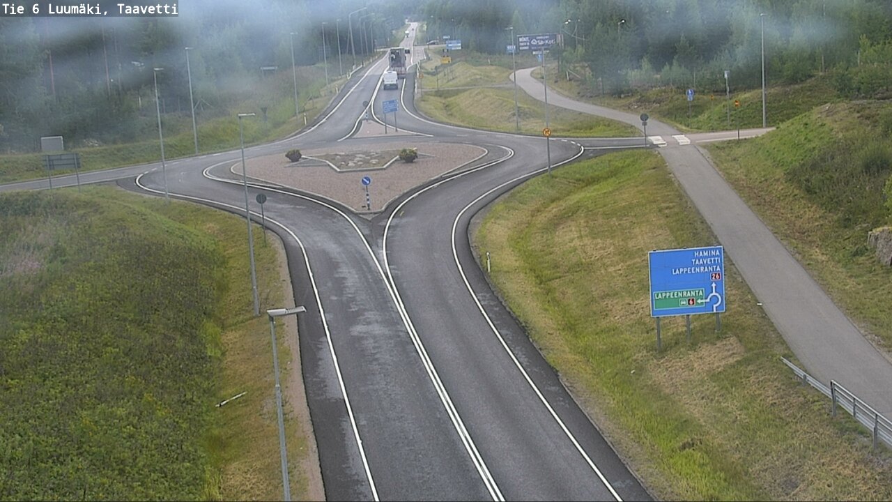 Weather Camera Image Road 6 Luumäki, Taavetti, Luumäki, Etelä-Karjala