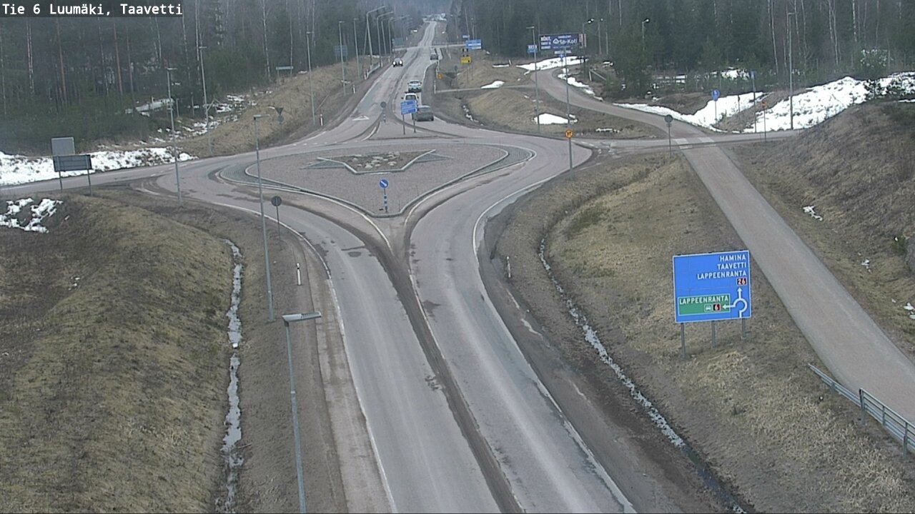 Weather Camera Image Väg 6 Luumäki, Taavetti, Luumäki, Etelä-Karjala