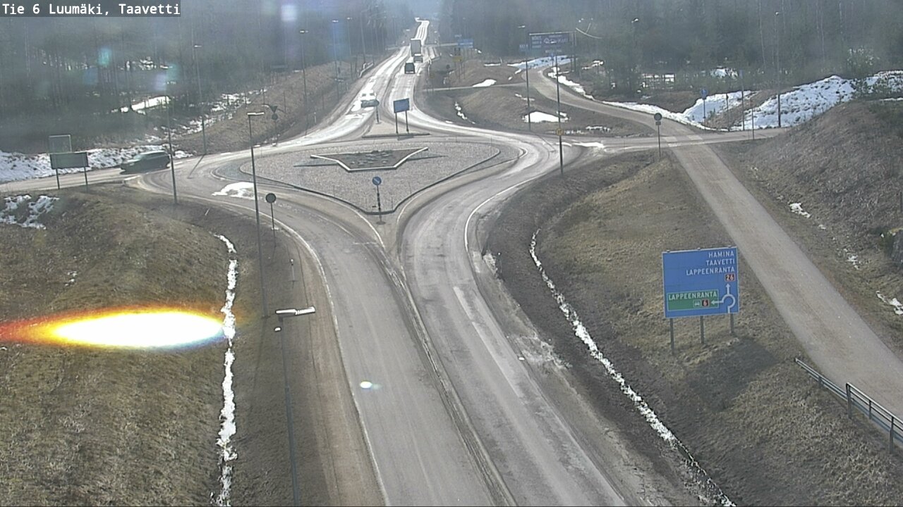 Weather Camera Image Väg 6 Luumäki, Taavetti, Luumäki, Etelä-Karjala