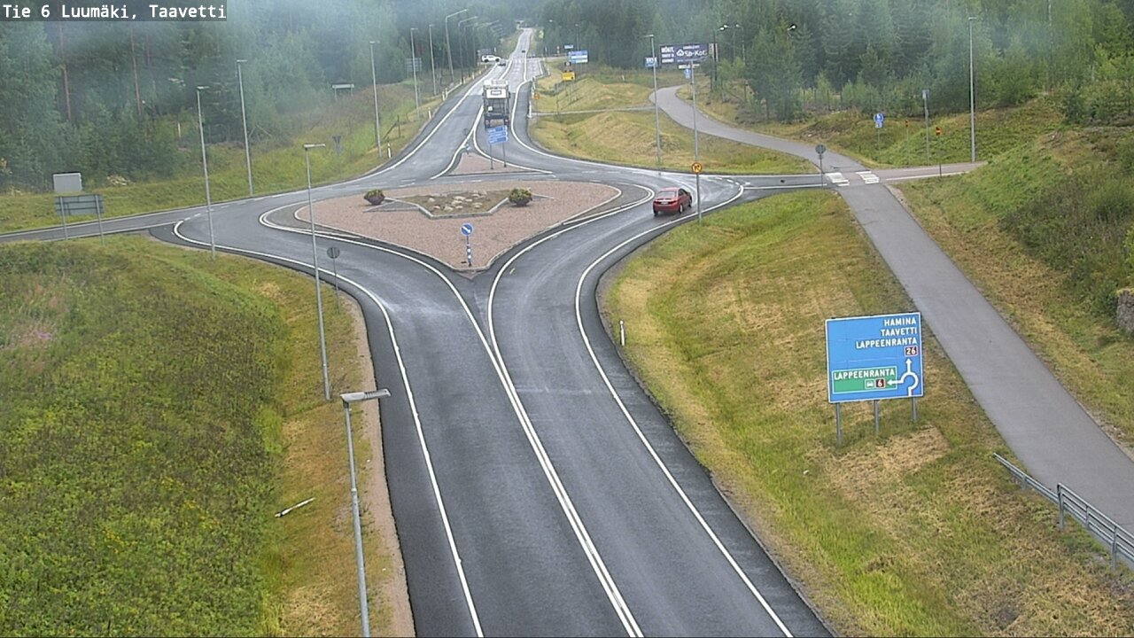 Kelikamerat Kuva Tie 6 Luumäki, Taavetti, Luumäki, Etelä-Karjala