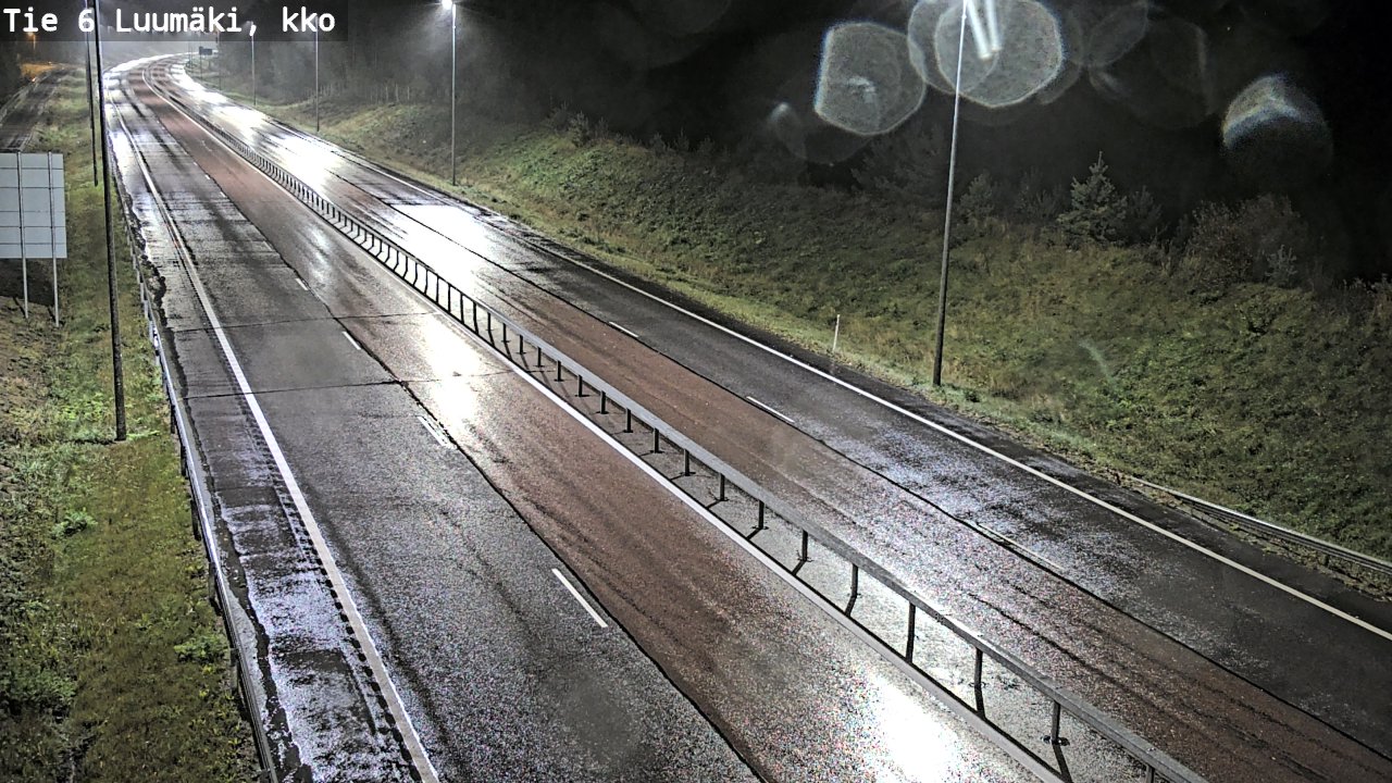 Weather Camera Image Road 6 Luumäki, kirkko, Luumäki, Etelä-Karjala