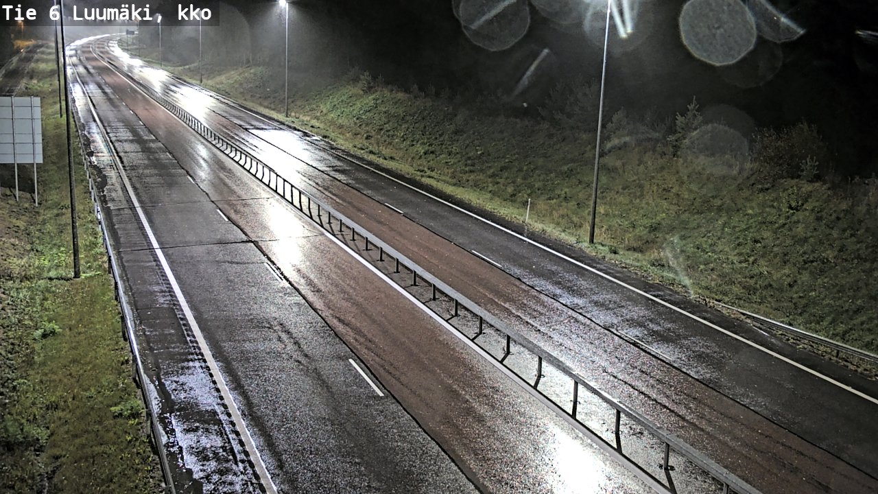 Weather Camera Image Road 6 Luumäki, kirkko, Luumäki, Etelä-Karjala