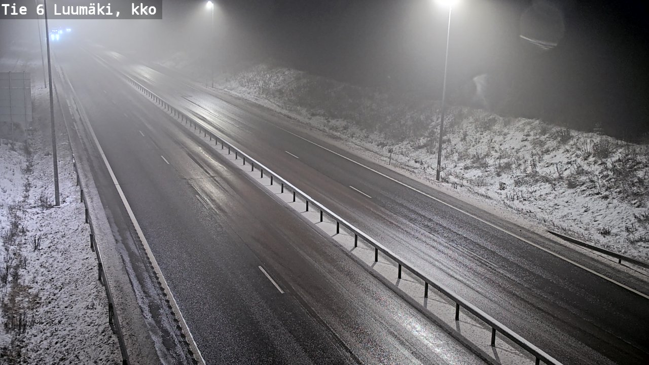 Weather Camera Image Road 6 Luumäki, kirkko, Luumäki, Etelä-Karjala