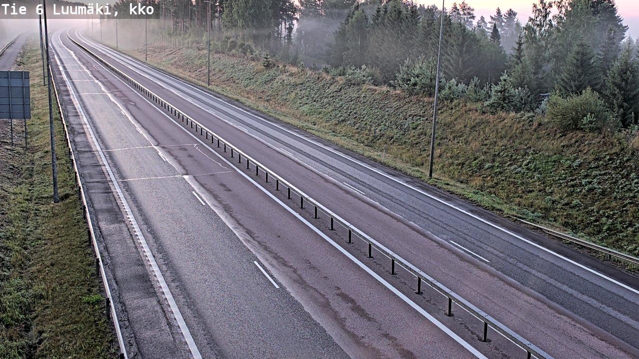 Kelikamerat Kuva Tie 6 Luumäki, kirkko, Luumäki, Etelä-Karjala