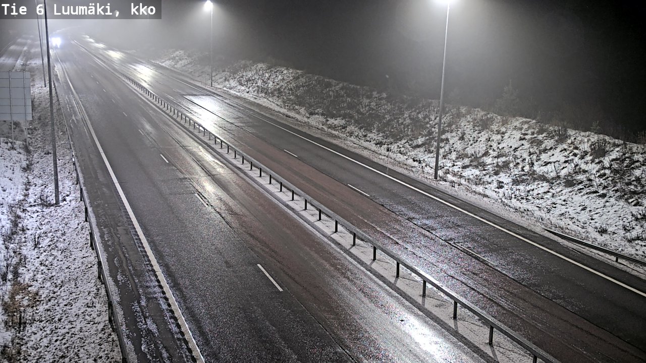 Weather Camera Image Road 6 Luumäki, kirkko, Luumäki, Etelä-Karjala