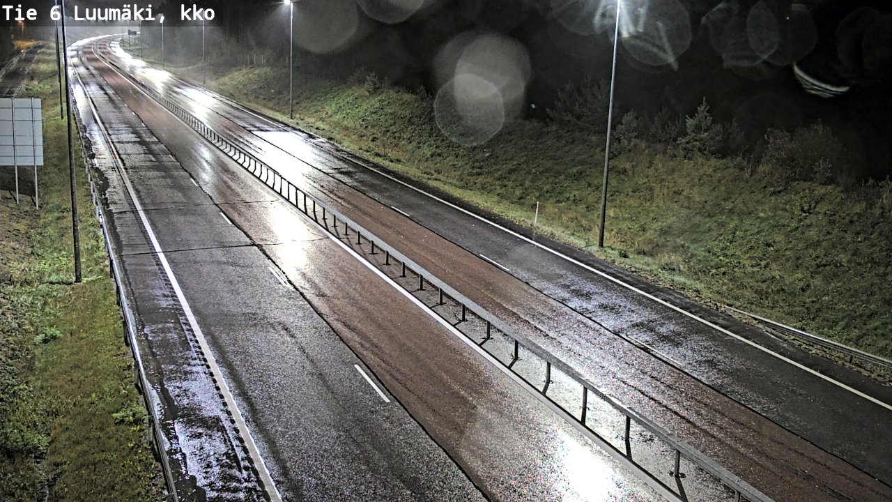 Weather Camera Image Road 6 Luumäki, kirkko, Luumäki, Etelä-Karjala