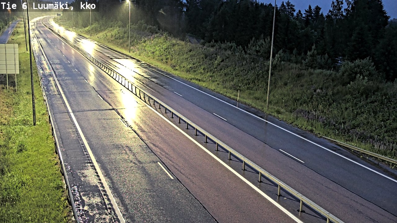 Kelikamerat Kuva Tie 6 Luumäki, kirkko, Luumäki, Etelä-Karjala