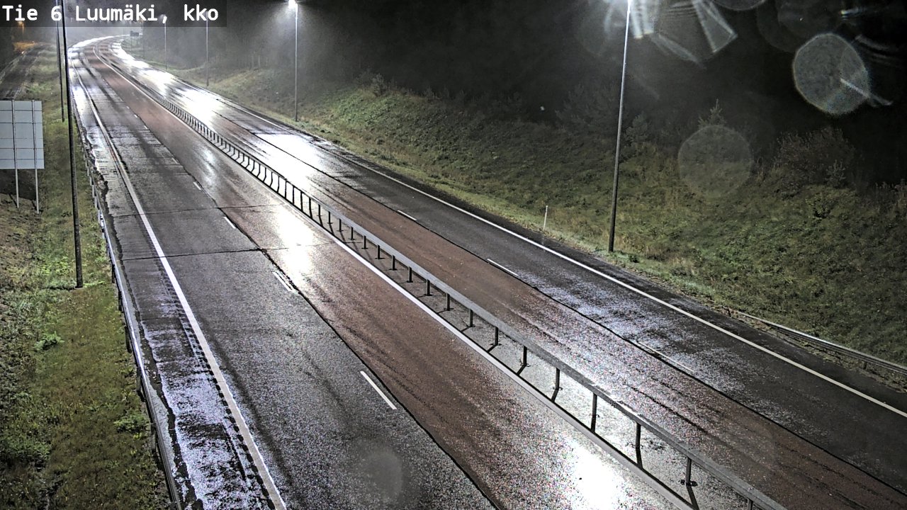 Weather Camera Image Road 6 Luumäki, kirkko, Luumäki, Etelä-Karjala