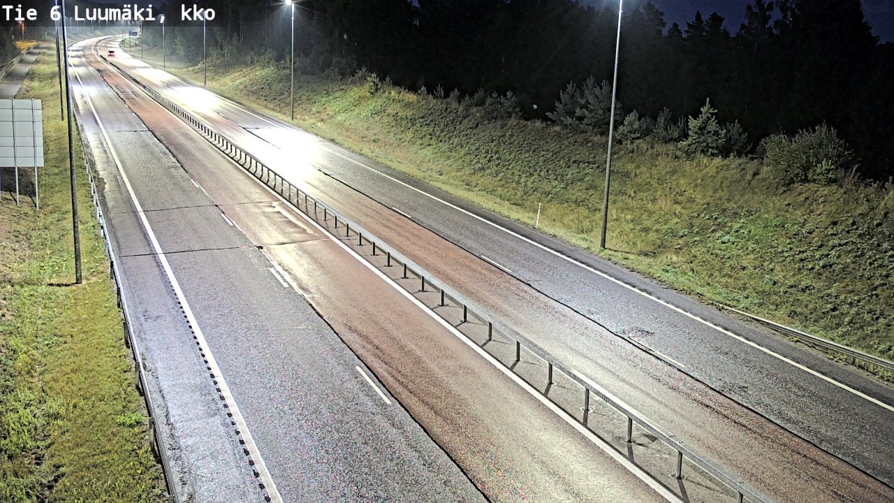 Kelikamerat Kuva Tie 6 Luumäki, kirkko, Luumäki, Etelä-Karjala