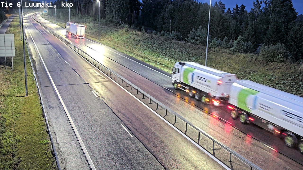 Kelikamerat Kuva Tie 6 Luumäki, kirkko, Luumäki, Etelä-Karjala