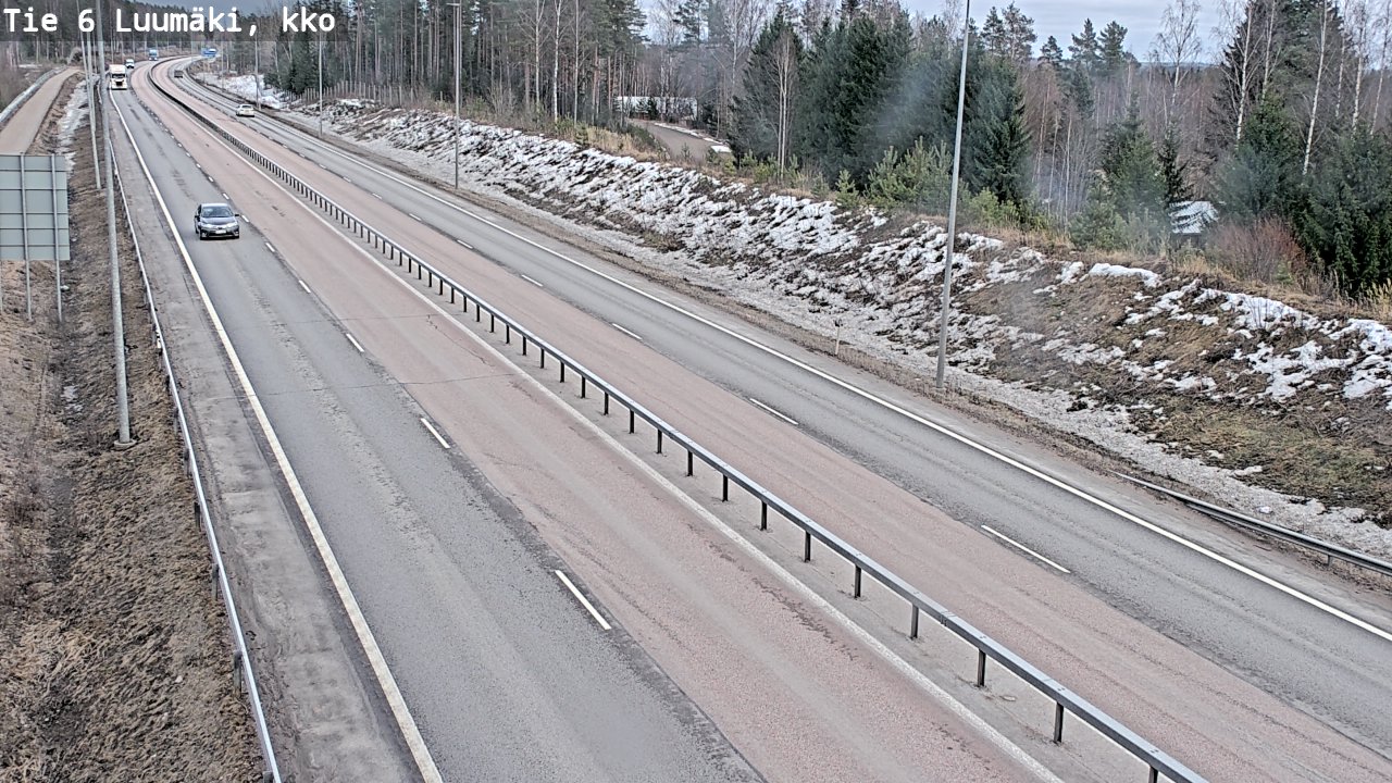 Kelikamerat Kuva Tie 6 Luumäki, kirkko, Luumäki, Etelä-Karjala