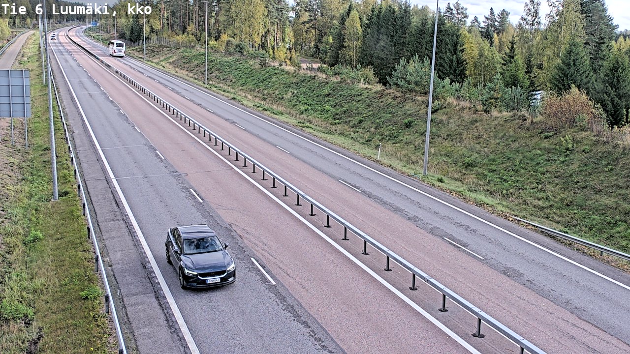 Kelikamerat Kuva Tie 6 Luumäki, kirkko, Luumäki, Etelä-Karjala