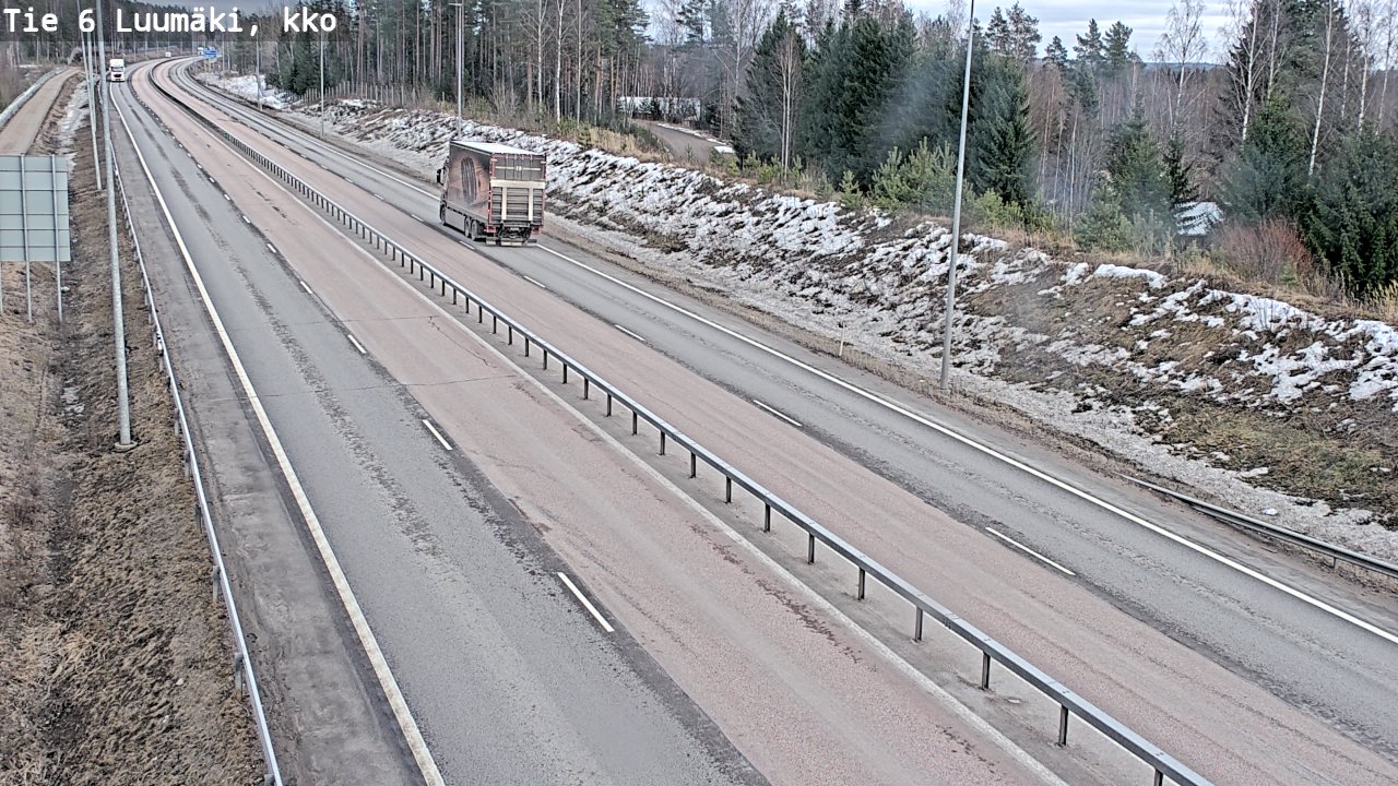 Kelikamerat Kuva Tie 6 Luumäki, kirkko, Luumäki, Etelä-Karjala