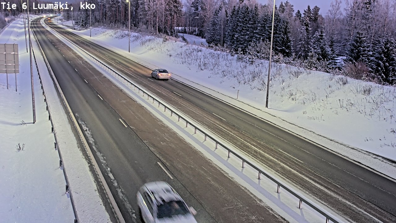 Kelikamerat Kuva Tie 6 Luumäki, kirkko, Luumäki, Etelä-Karjala
