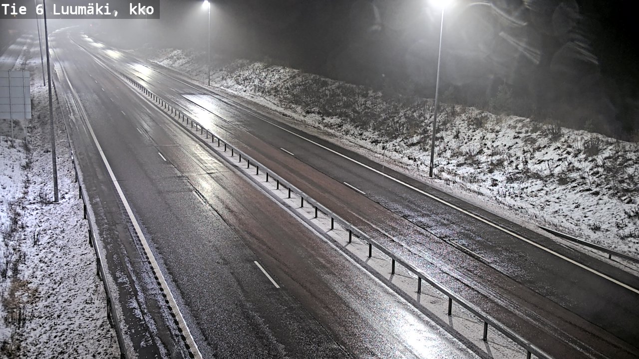 Weather Camera Image Road 6 Luumäki, kirkko, Luumäki, Etelä-Karjala