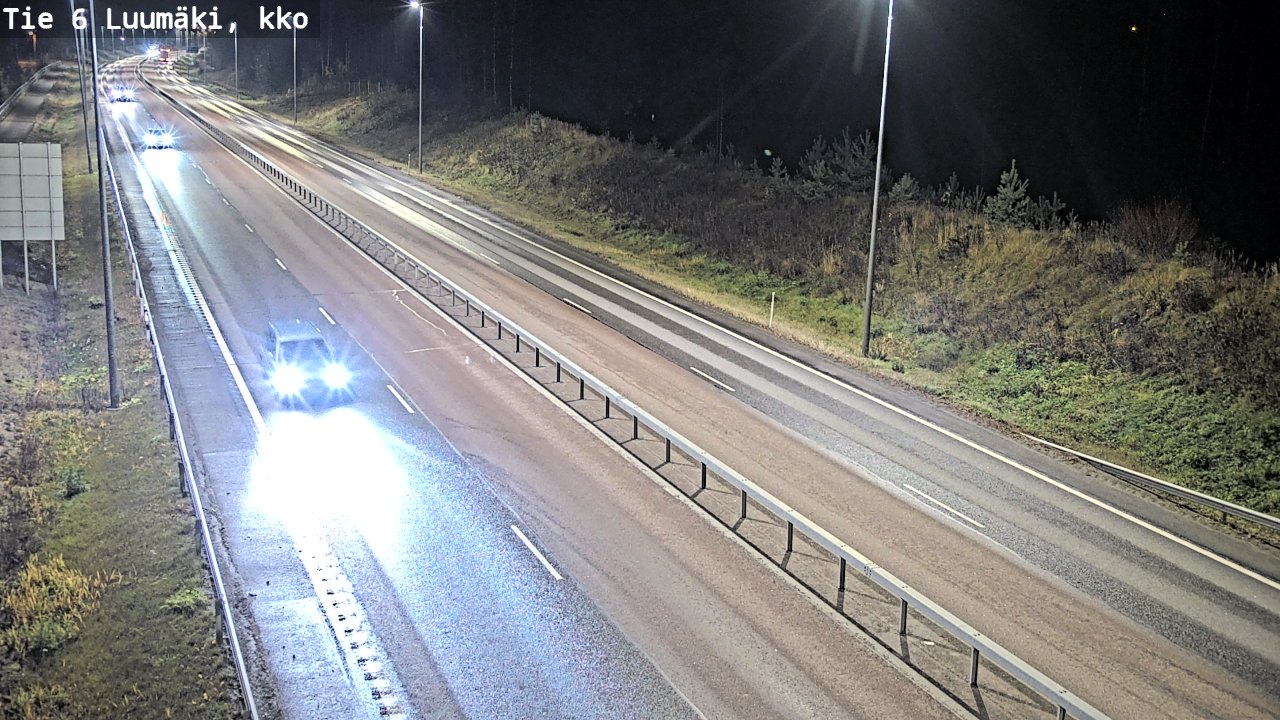 Kelikamerat Kuva Tie 6 Luumäki, kirkko, Luumäki, Etelä-Karjala