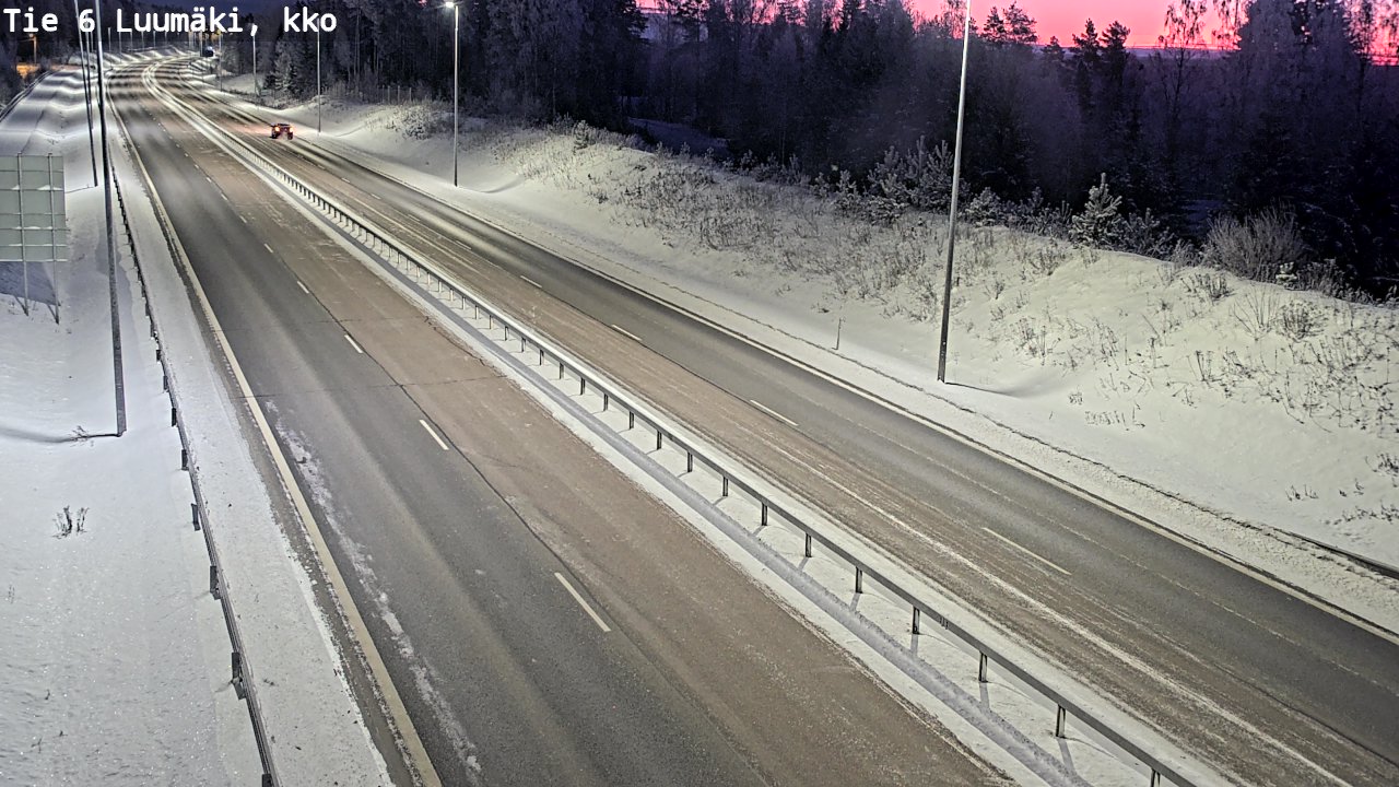 Kelikamerat Kuva Tie 6 Luumäki, kirkko, Luumäki, Etelä-Karjala