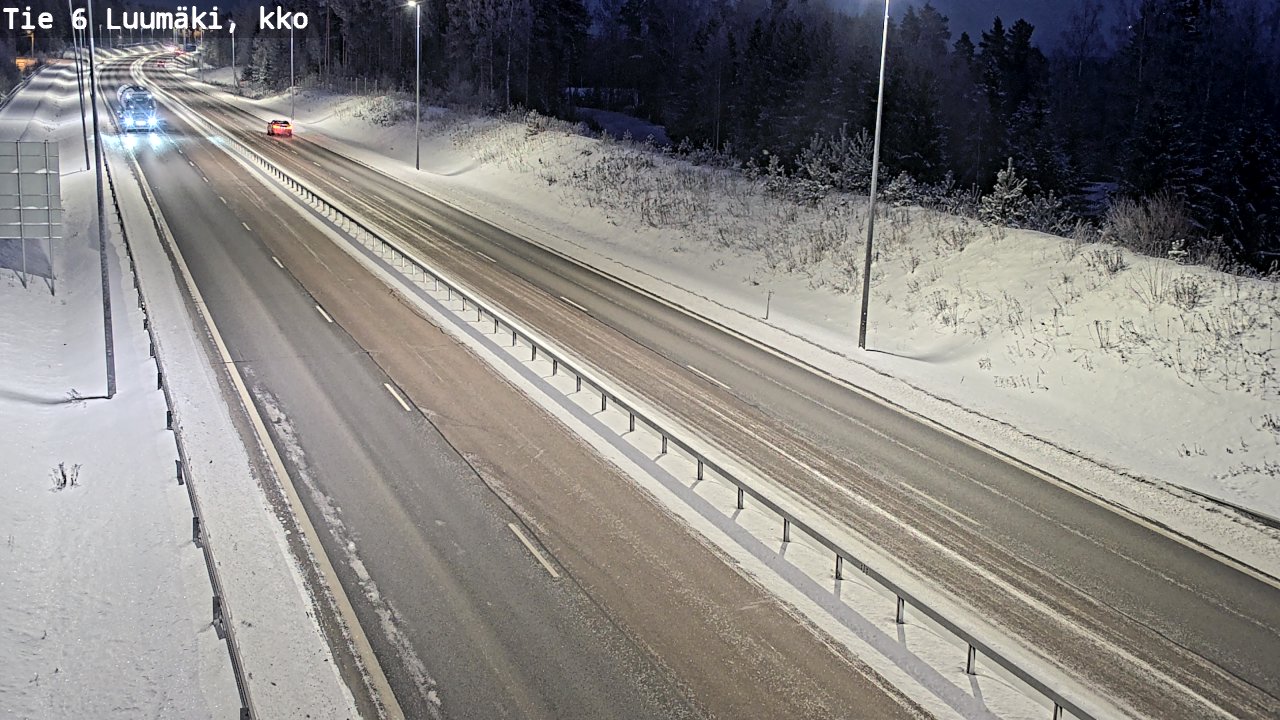 Kelikamerat Kuva Tie 6 Luumäki, kirkko, Luumäki, Etelä-Karjala