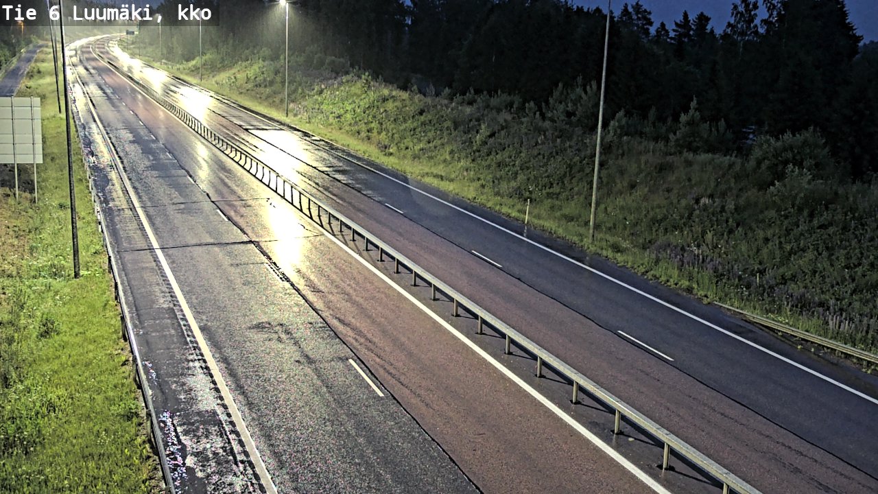 Kelikamerat Kuva Tie 6 Luumäki, kirkko, Luumäki, Etelä-Karjala