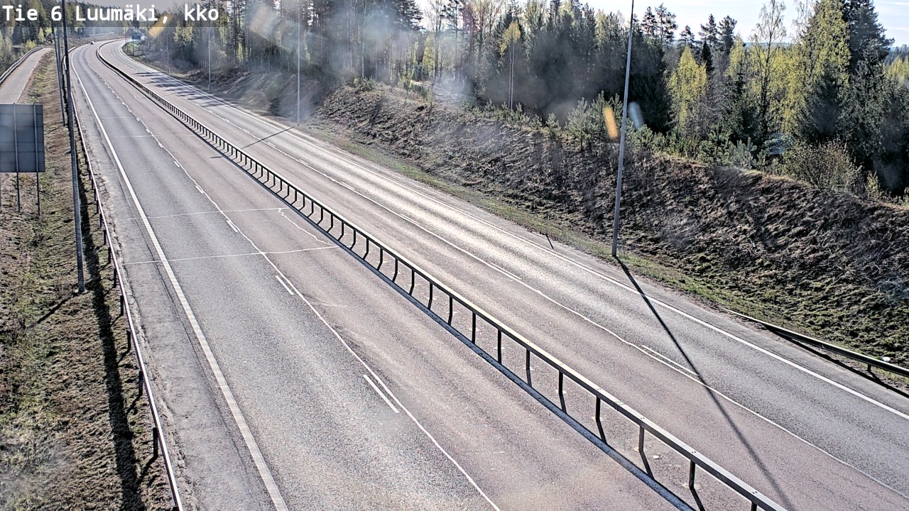 Weather Camera Image Road 6 Luumäki, kirkko, Luumäki, Etelä-Karjala