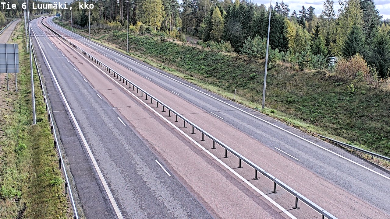 Kelikamerat Kuva Tie 6 Luumäki, kirkko, Luumäki, Etelä-Karjala