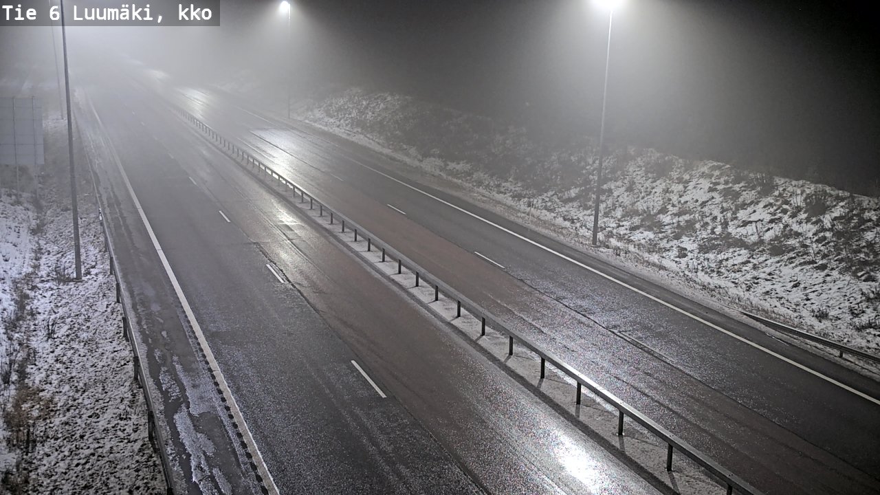 Weather Camera Image Road 6 Luumäki, kirkko, Luumäki, Etelä-Karjala