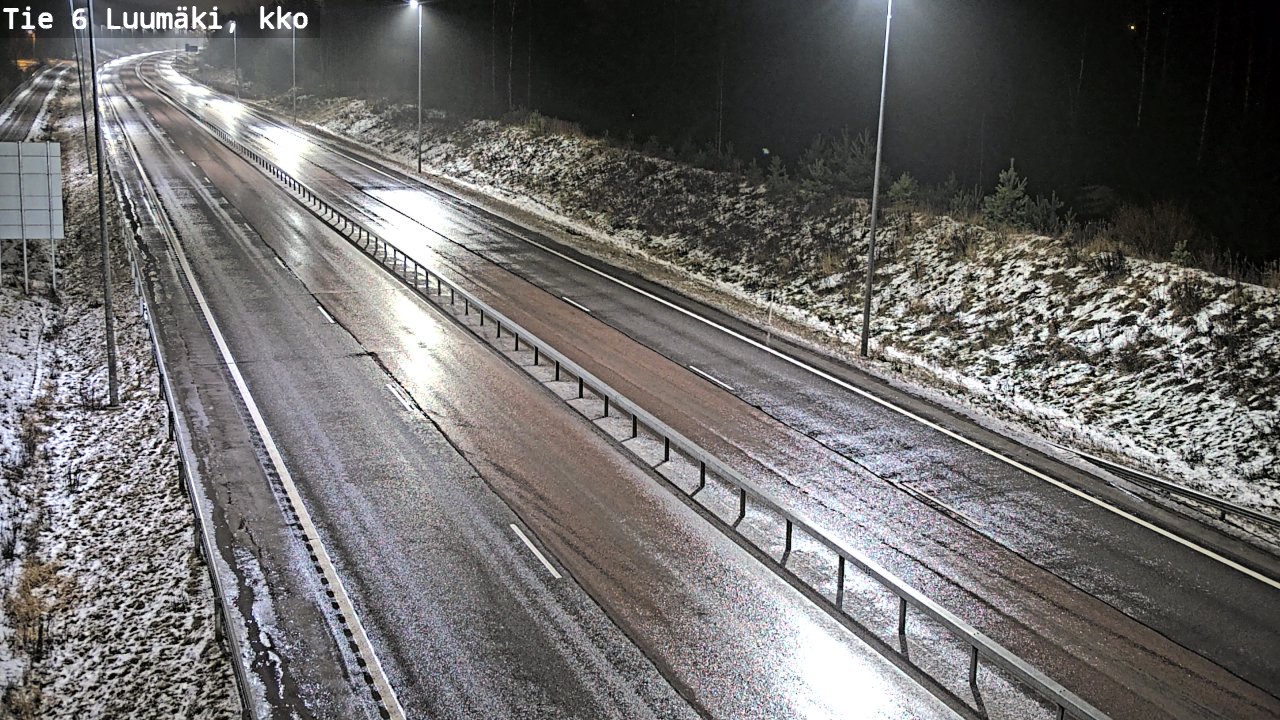 Weather Camera Image Road 6 Luumäki, kirkko, Luumäki, Etelä-Karjala